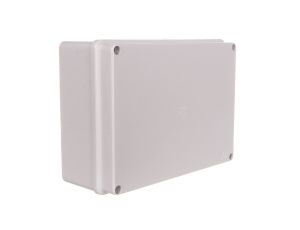 Puszka gładka z pokrywą 120 C Poliwęglan seria 480190x140x70szara EC480C6 /opak. 24/