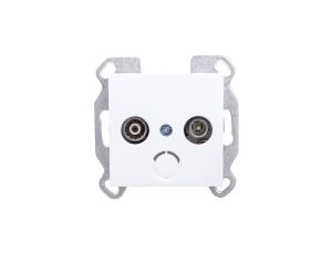 Lumina Gniazdo antenowe RTV standard białe WL3010