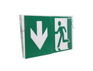 Plexa EXIT M + sprzężyny mocujące +piktogram, ETE/PLX/PU31/41