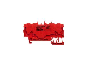 Złączka szynowa 4-przewodowa 1,0mm2 czerwona 2000-1403 TOPJOBS