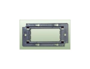 Support 2M czteromodułowy 138x71x11,7mm czarny JL-04-S2M-1