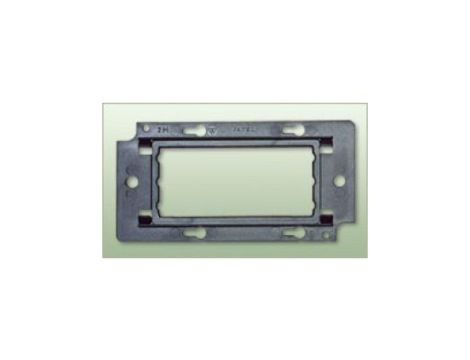 Support 2M czteromodułowy 138x71x11,7mm czarny JL-04-S2M-1