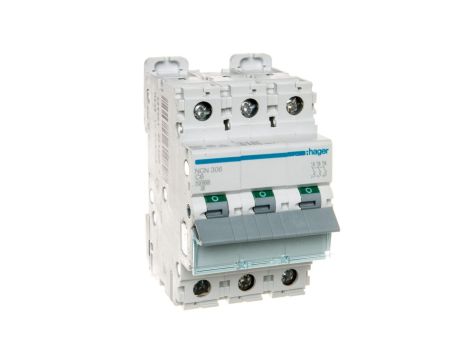 Wyłącznik nadprądowy 3P C 6A 10kA AC NCN306