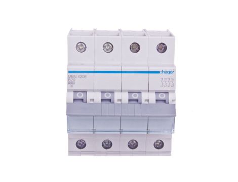 Wyłącznik nadprądowy 4P B 20A 6kA AC MBN420E