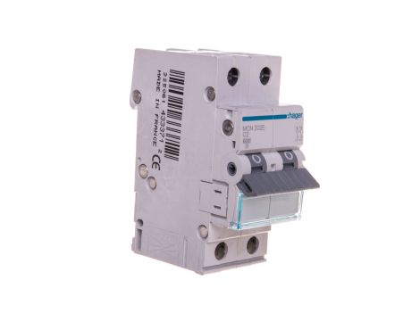 Wyłącznik nadprądowy 2P C 2A 6kA AC MCN202E