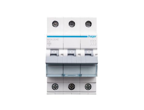 Wyłącznik nadprądowy 3P C 4A 6kA AC MCN304E