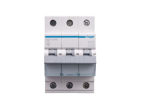Wyłącznik nadprądowy 3P C 6A 6kA AC MCN306E