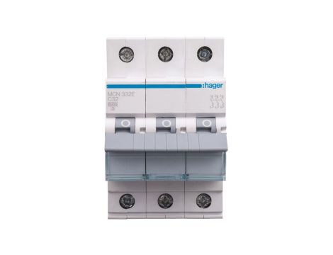 Wyłącznik nadprądowy 3P C 32A 6kA AC MCN332E