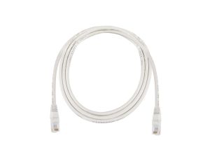 Kabel krosowy patchcord U/UTP kat.5e CCA szary 2m S9123