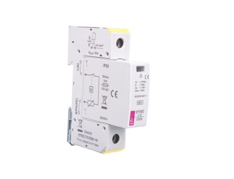Ogranicznik przepięć typ T2 (C) ETITEC C T2 275/20 1+0 do instalacji mieszkaniowych 002440393