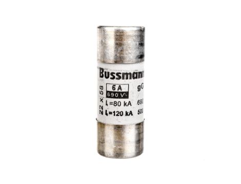 Wkładka bezpiecznikowa cylindryczna 22x58mm 6A gL/gG 690V C22G6