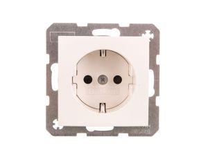 S.1/B.1/B.3/B.7 Glas Gniazdo pojedyncze SCHUKO śnieżnobiałe 47231909