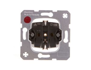 Gniazdo pojedyncze SCHUKO czerwony aksamit Q.1 47436012