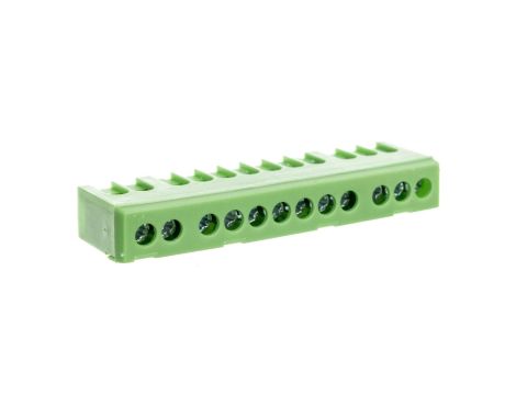PE12H kolor zielony 12x16mm2 Listwa zaciskowa uziemiająca IP20 MAD1012G15