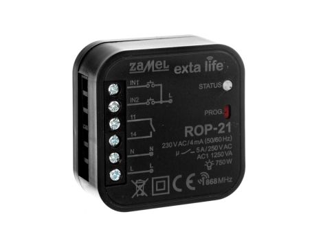 Radiowy odbiornik dopuszkowy 1-kanałowy dwukierunkowy ROP-21 EXL10000001