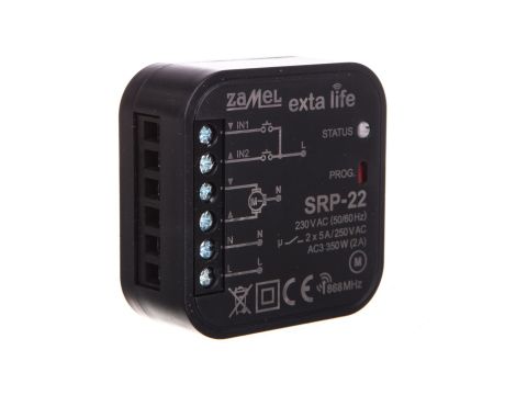 RADIOWY STEROWNIK ROLET DOPUSZKOWY DWUKIERUNKOWY TYP: SRP-22