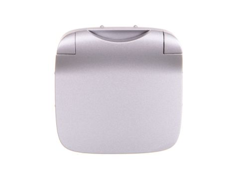 VALENA ALLURE Plakietka ip21 gniazda pojedynczego 2p+z aluminium 754867