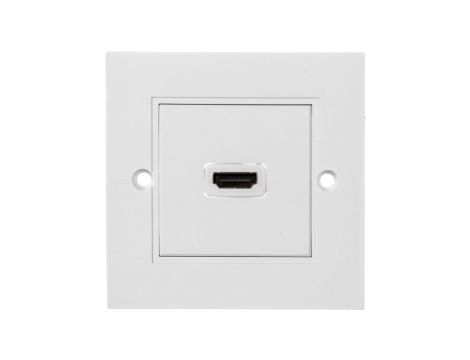 Gniazdo podtynkowe HDMI białe z gniazdem HDMI 51722