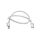 Kabel krosowy patchcord SF/UTP kat.5e CCA szary 0,5m 50143
