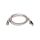 Kabel krosowy patchcord SF/UTP kat.5e CCA szary 1m 50144