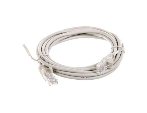 Kabel krosowy patchcord U/UTP kat.5e CCA szary 3m 68367