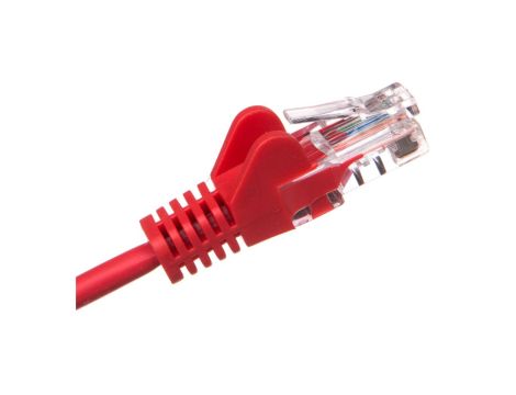 Kabel krosowy patchcord U/UTP kat.5e CCA czerwony 2m 68359
