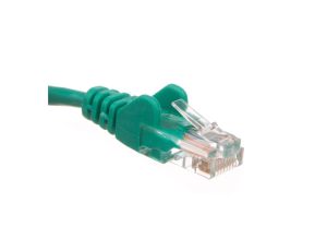 Kabel krosowy patchcord U/UTP kat.5e CCA zielony 2m 68358
