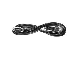 Przewód zasilający Schuko (type F, CEE 7/7) - IEC C13 3m czarny 95142