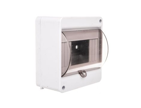 Rozdzielnica modułowa 1x6 natynkowa IP20 z klapką dymną i zaciskami S-6+SZYBKA+N+PE 8005843 ENE-00319