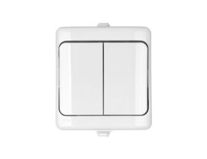 BRYZA Łącznik hermetyczny świecznikowy IP54 biały 180405