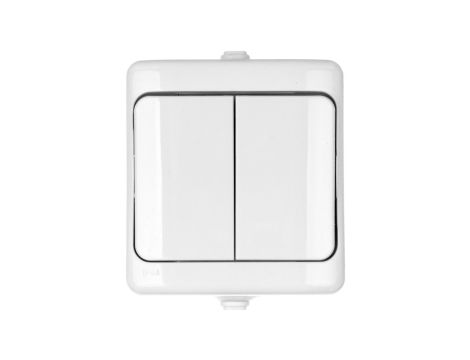 BRYZA Łącznik hermetyczny świecznikowy IP54 biały 180405