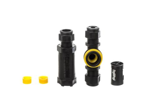 Wodoszczelny trójnik do przewodów elektrycznych, IP68 WZL-3