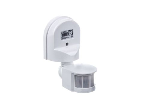 Czujnik ruchu CR-2, max 1200W, AC220-240V, 50/60Hz, kąt działania 180*, zasięg 8m 1,8-2,5m, IP44,