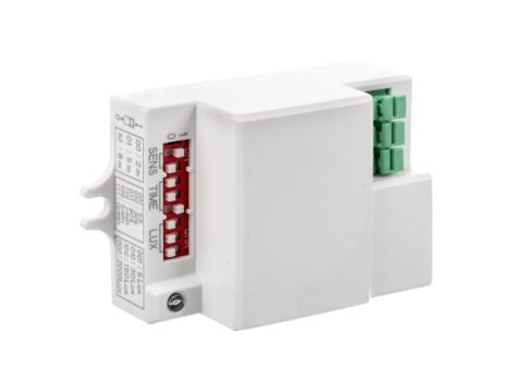 Czujnik mikrofalowy ruchu SRC812 MINI, max 500W, AC220-240V, 50/60Hz, kąt działania 360*, zasięg 2-8