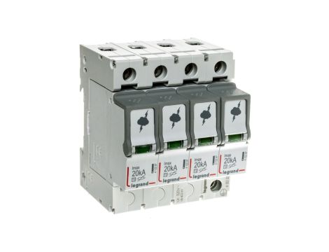 Ogranicznik przepięć Typ T2 4P 20kA 1,2kV ON 300 TT, TN (TNC, TNS) 412223