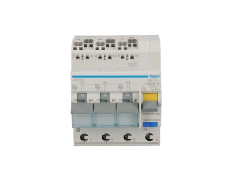 Wyłącznik różnicowo-nadprądowy RCBO 3x1P+N B13A 0,03A Typ A 6kA RCBO ADZ313D