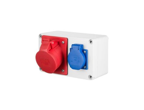 Rozdzielnica budowlana RS-2 2P+Z, 32A/5P, IP44 6202-01