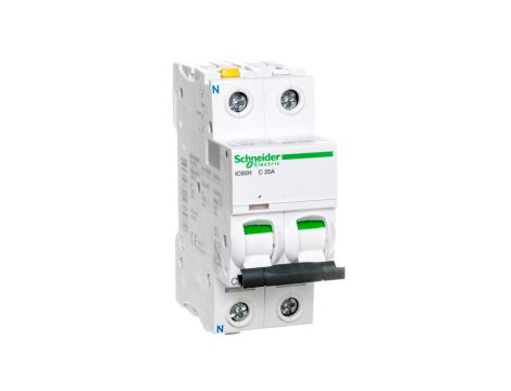 Wyłącznik nadprądowy 1P+N C 25A 10kA AC iC60H-C25-1N A9F07625