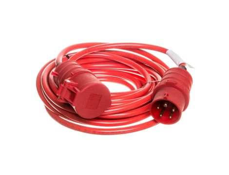 Kabel przedłużajacy (przedłużacz) Super-Solid IP44 10m CEE 400V/16A czerwony AT-N07V3V3-F 5G1,5 1168580