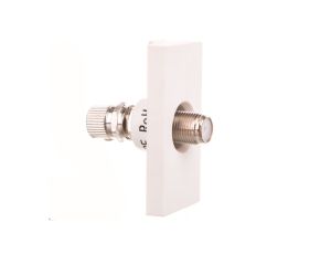TouchMe Moduł 1/2 gniazdo antenowe SAT białe TM905W