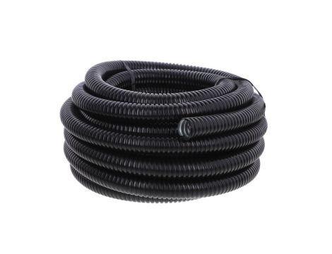 Rura ochronna stalowa pokryta PCV WOT 21 czarna E03DK-10030202601 /10m/