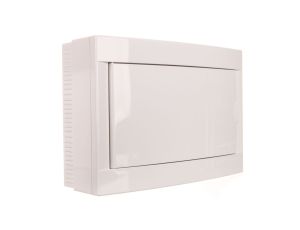 Rozdzielnica Natynkowa 1x12 1-Rzędowa 12-Modułowa IP40 Drzwi Białe 90911512 VIKO by Panasonic