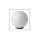 Oprawa parkowa GLOBE kula fi 300mm biała E27 1080.301B