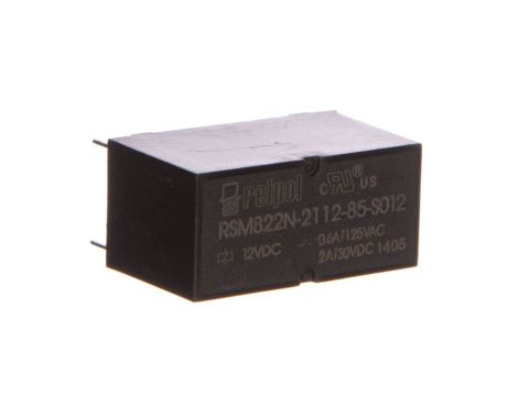 Przekaźnik subminiaturowy-sygnałowy 2P 0,6A 12V DC PCB RSM822N-2112-85-S012 2614641