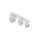 Nowoczesna lampa Piano 3xES111 (gu10) biała