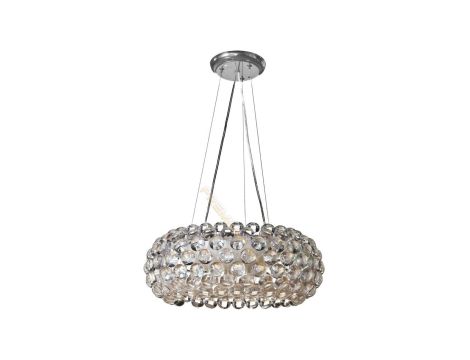 Lampa SARA fI460*H1500mm 2xE27 TRANSPARE Szkło + metal
