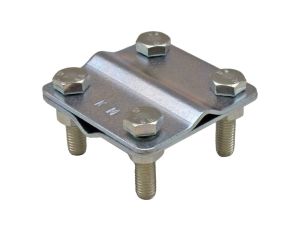 Złącze krzyżowe uniwersalne do drutu odgomowego B=30mm (dwie płytki) KM10