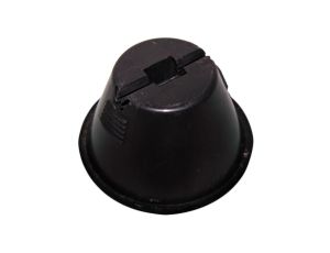 Uchwyt betonowy w tworzywie do prowadzenia drutu, okrągły z dnem KM50