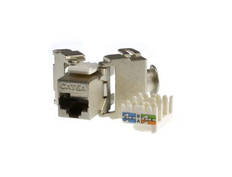 Moduł keystone RJ45 kat.6A FTP beznarzędziowy wersja HD GMPnet supported by BITNER - 25 LAT gwarancji CU.MK.00015