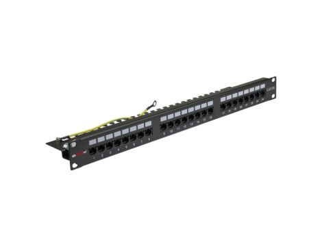 Patch panel 19 1U 24xRJ45 kat.5e UTP GMPnet supported by BITNER - 25 LAT gwarancji CU.PP.00018